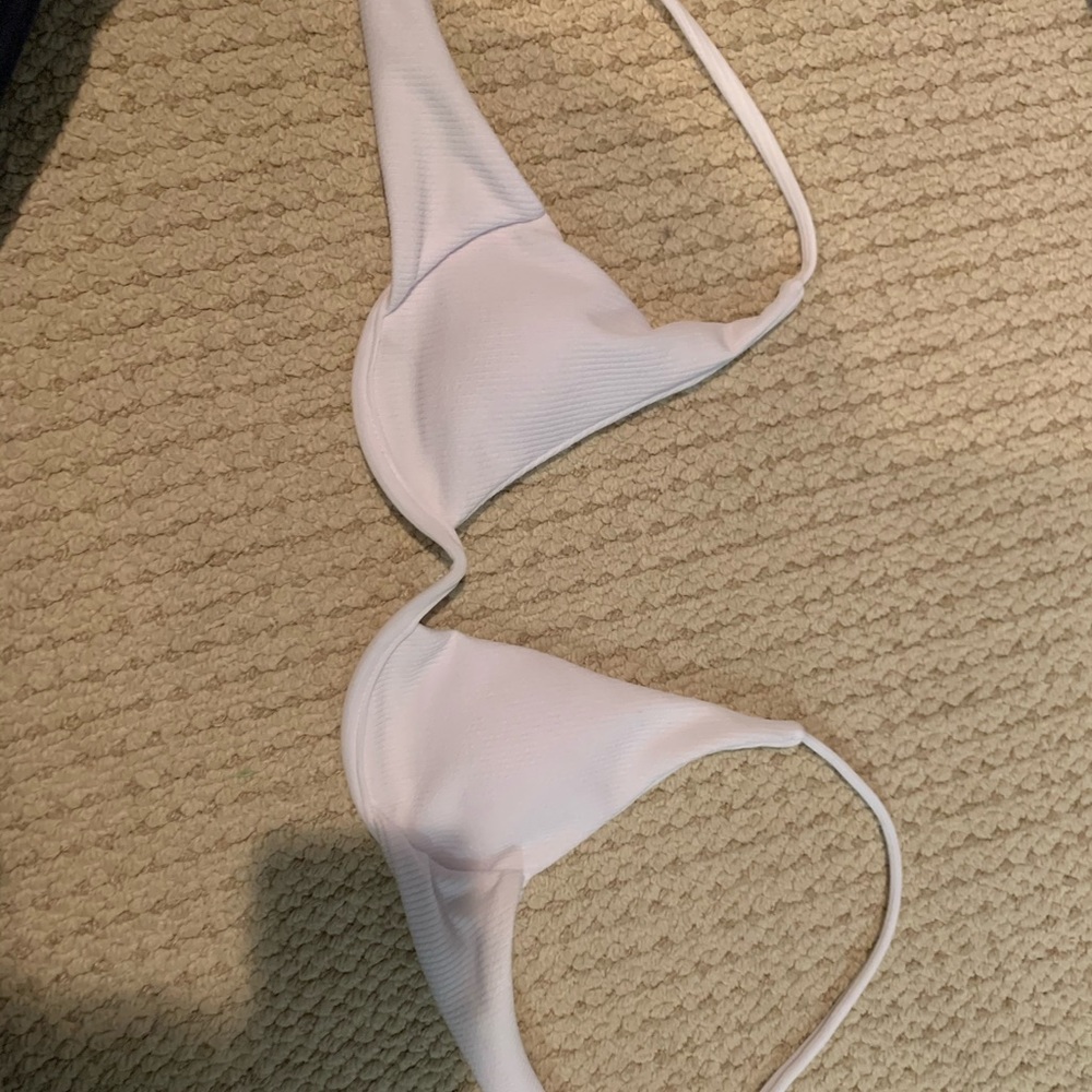 White bikini top